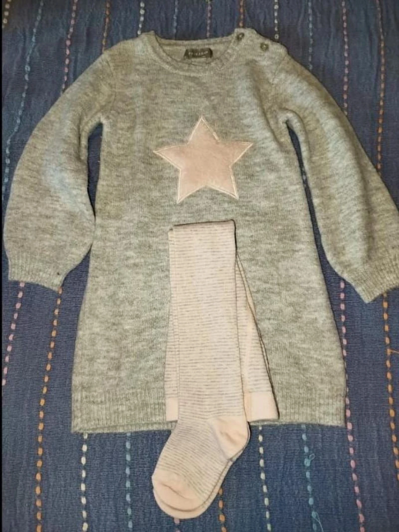Conjunto vestido y leotardos 92-98cm